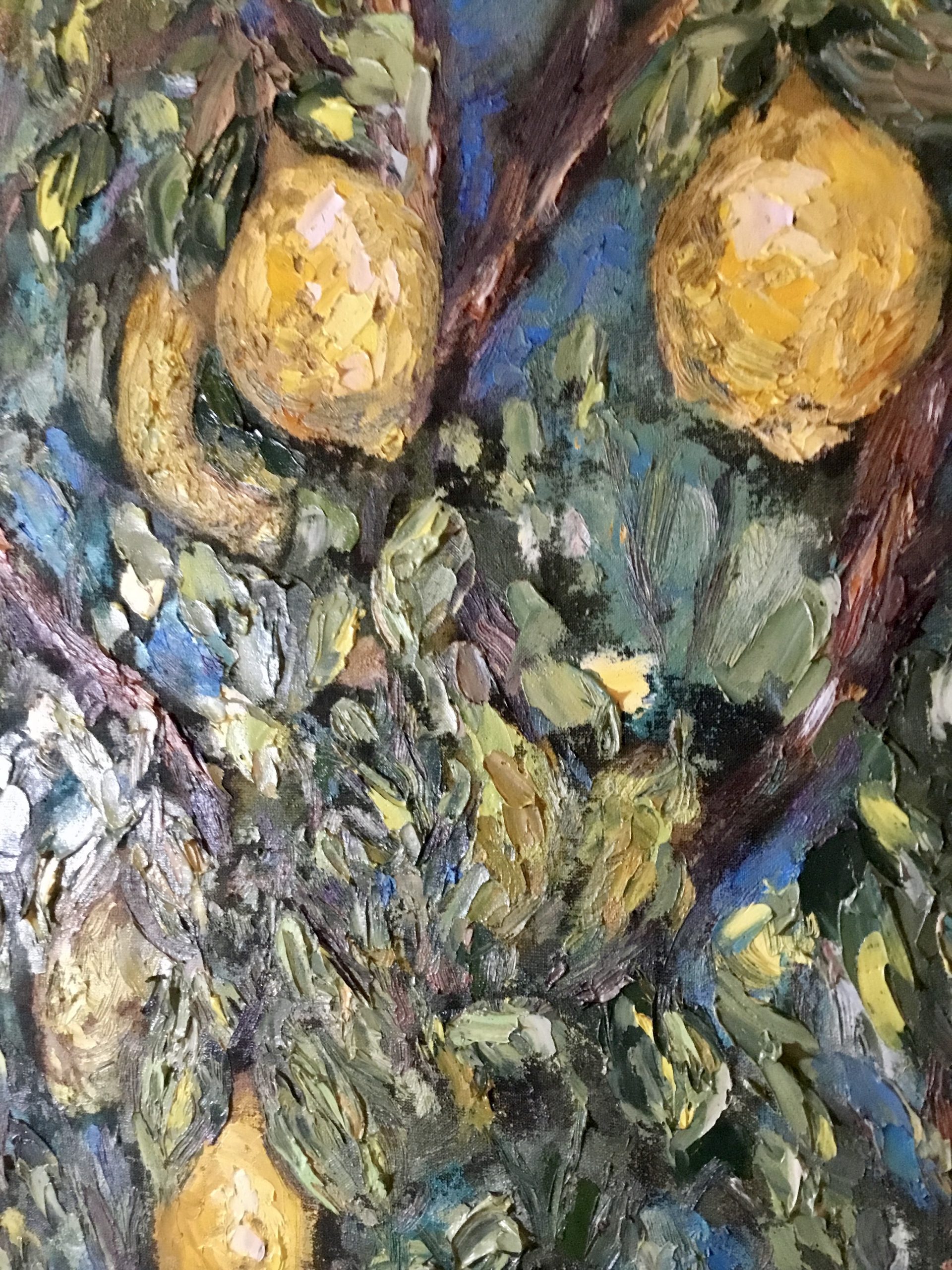 Lemon Tree Original Oil Painting