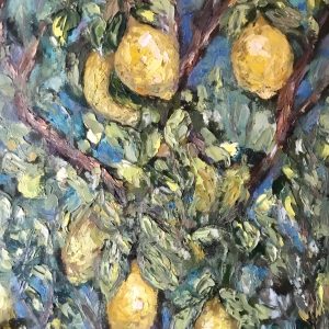 Lemon Tree Original Oil Painting