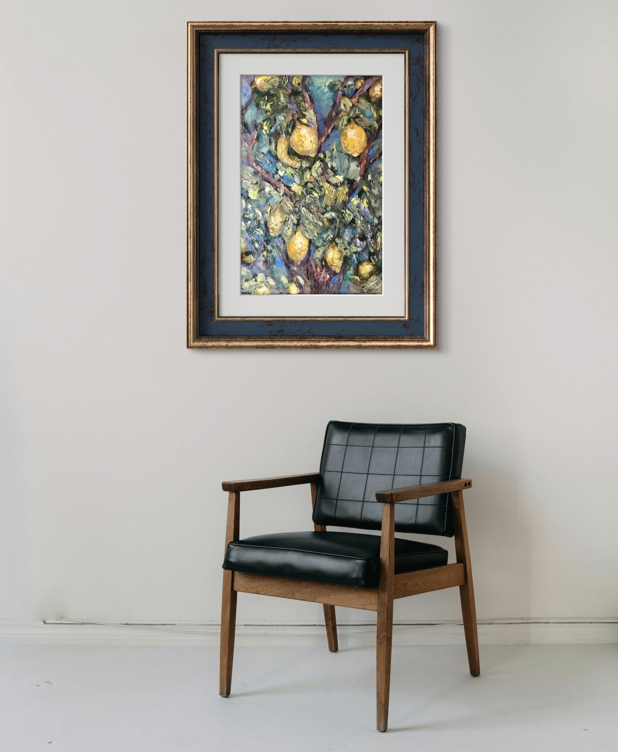 Lemon Tree Original Oil Painting