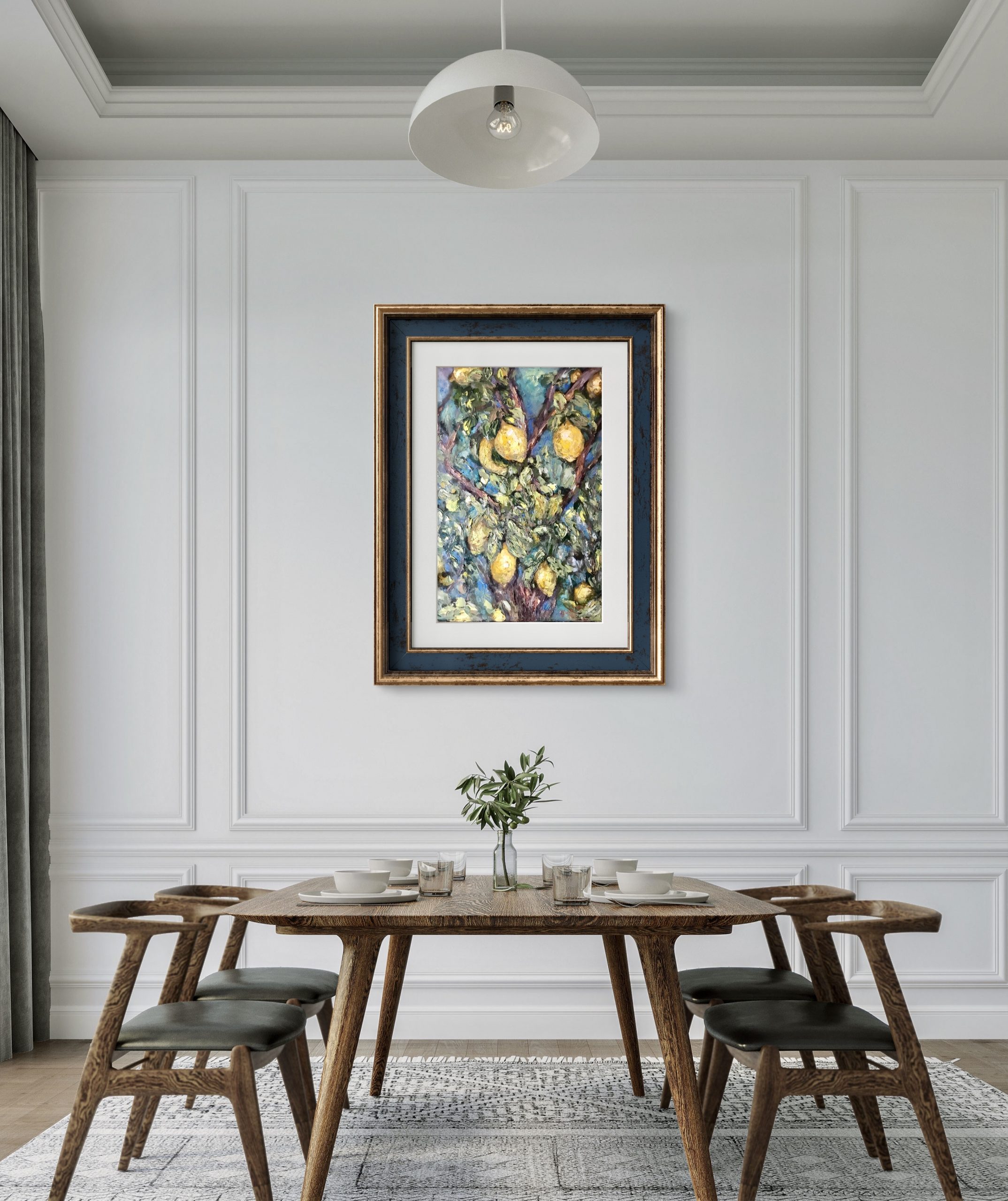 Lemon Tree Original Oil Painting