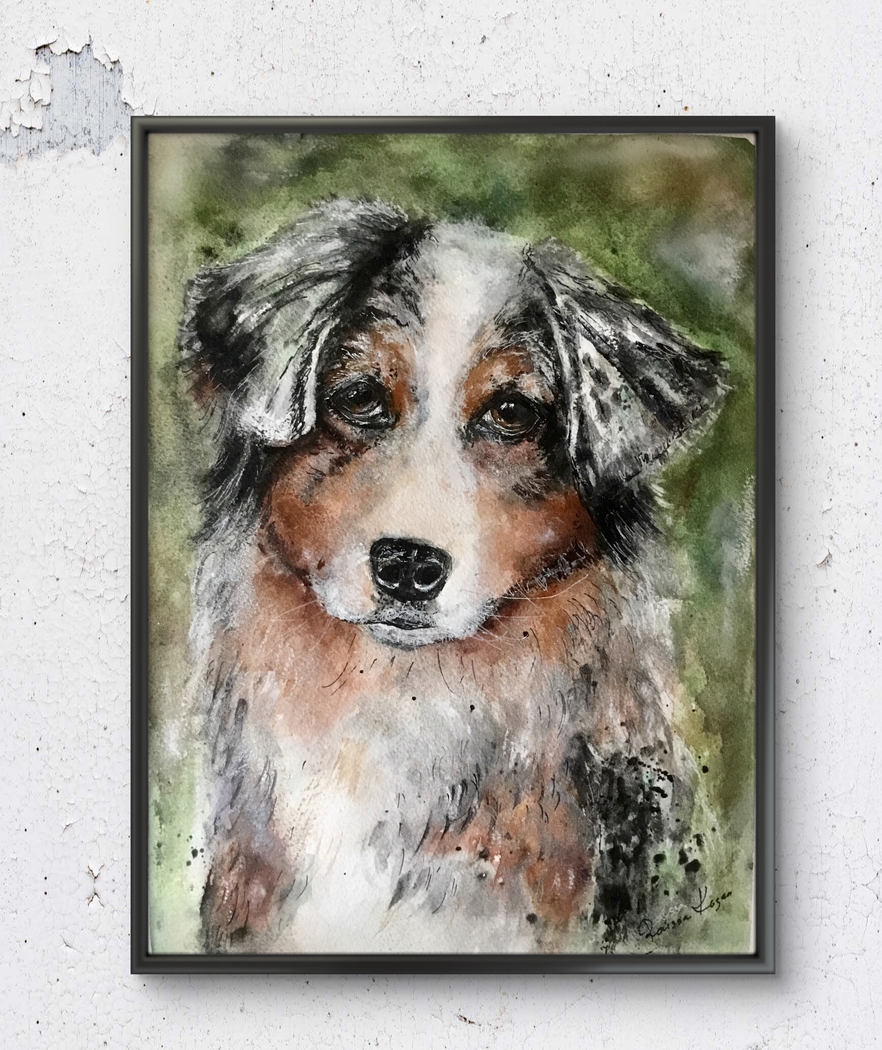 Pawtraits of Love – Custom Watercolor Pet Portraits from Photo – Handpainted Pet Art on Paper – Personalized Dog, Cat, or Animal Painting.