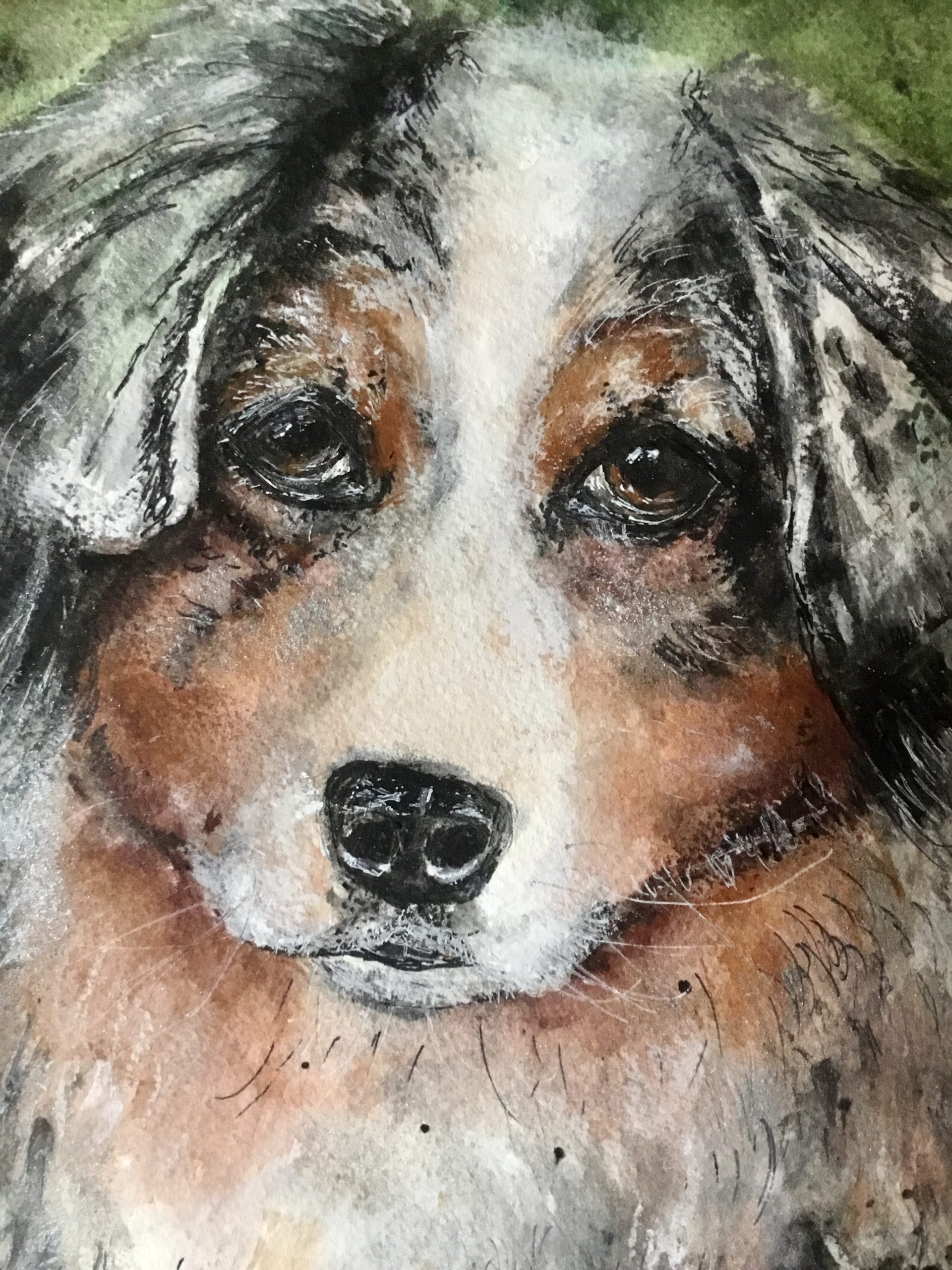 Pawtraits of Love – Custom Watercolor Pet Portraits from Photo – Handpainted Pet Art on Paper – Personalized Dog, Cat, or Animal Painting.