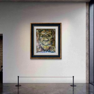 Spirit of the Primate” – Original monkey painting Spirit of the Primate” – Original monkey painting