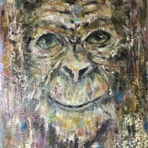 Spirit of the Primate” – Original monkey painting