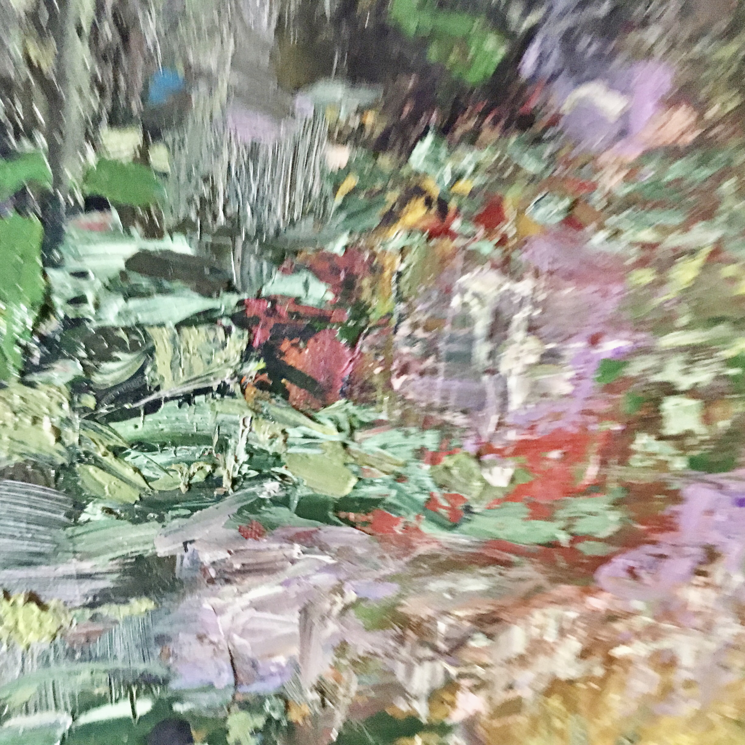 The Hidden Water Garden – Impressionist Canvas Painting (40x50 cm)