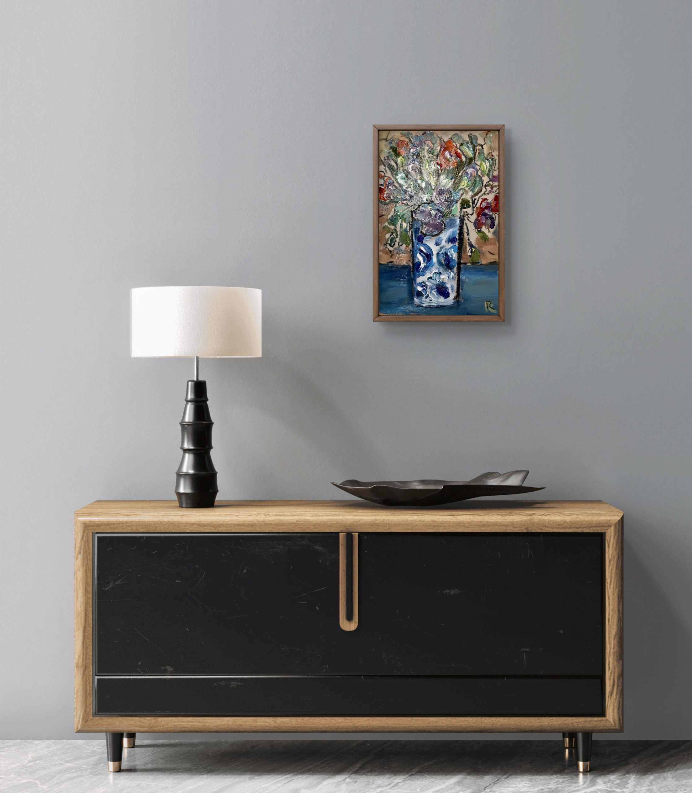 Garden Echoes – Diptych Original oil painting