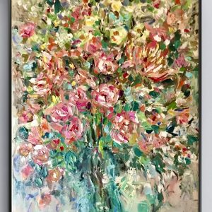 Blossoming Abundance Original Impasto Oil Painting