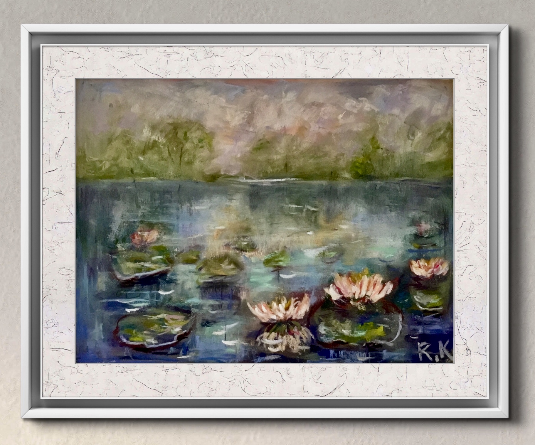 zure Tranquility – Original Soft Pastel Painting A4,