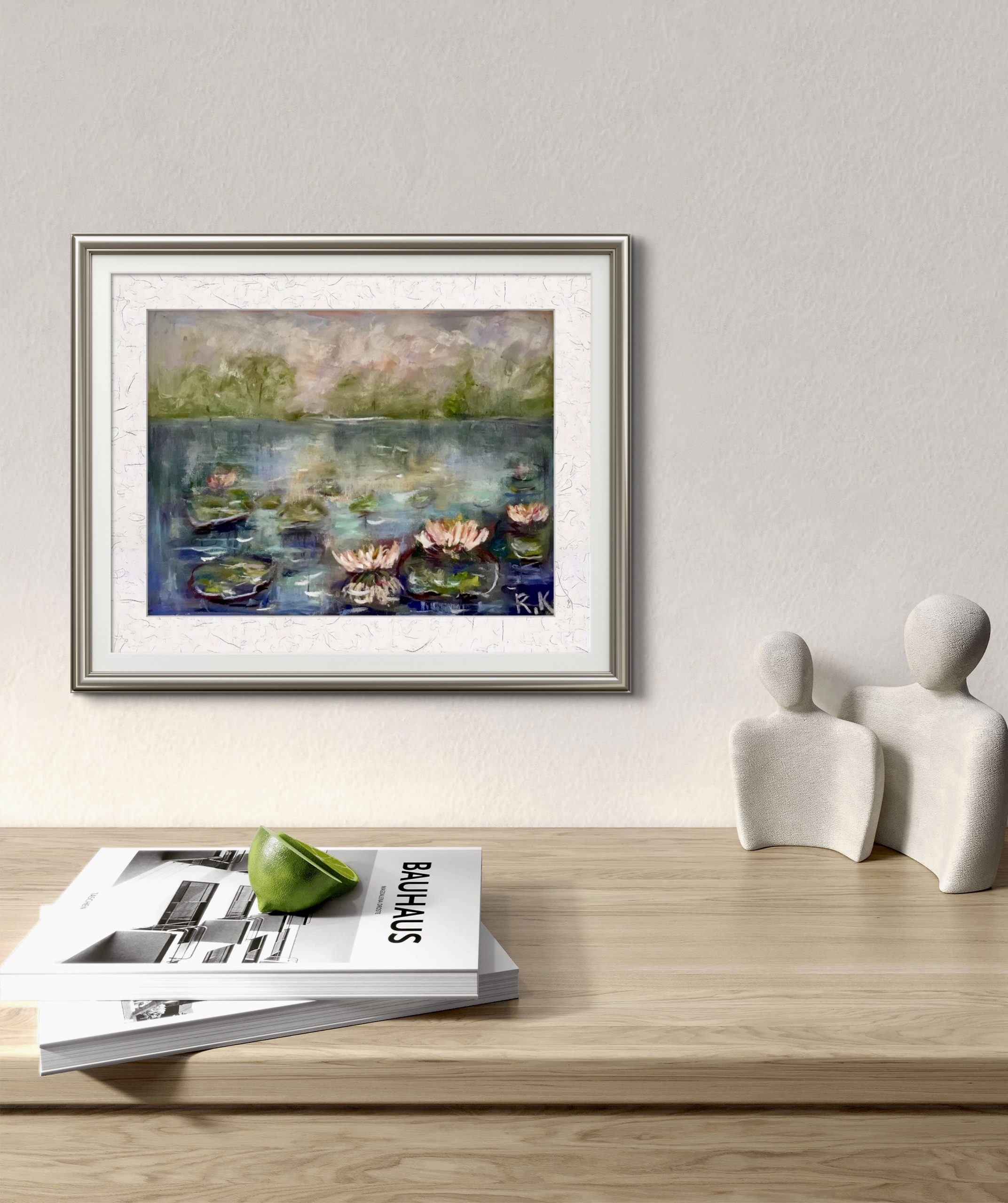 zure Tranquility – Original Soft Pastel Painting A4,