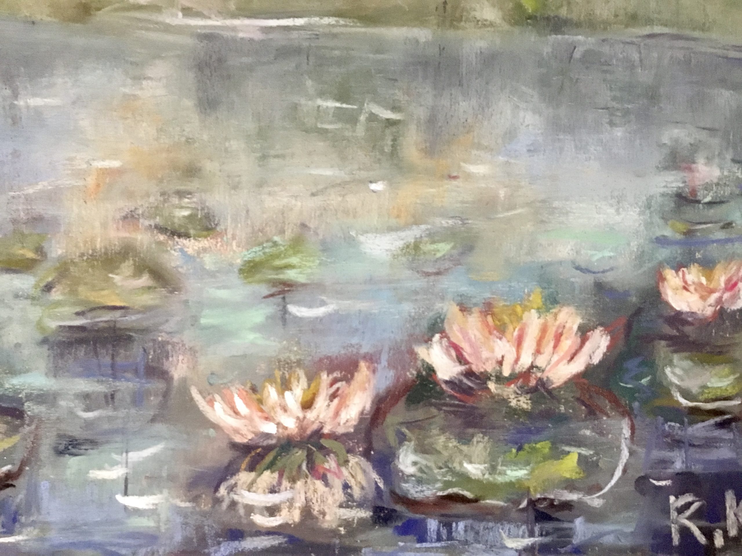zure Tranquility – Original Soft Pastel Painting A4,
