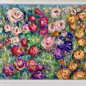 A Thousand Blossoms – Original Soft Pastel Floral Painting A Thousand Blossoms – Original Soft Pastel Floral Painting