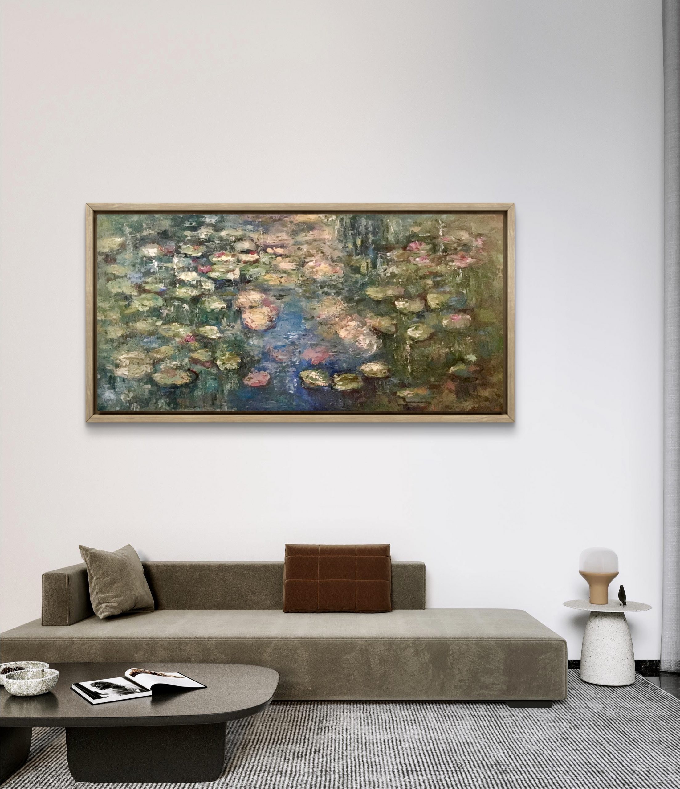 Water Field Original Oil Painting | 60 × 120 cm