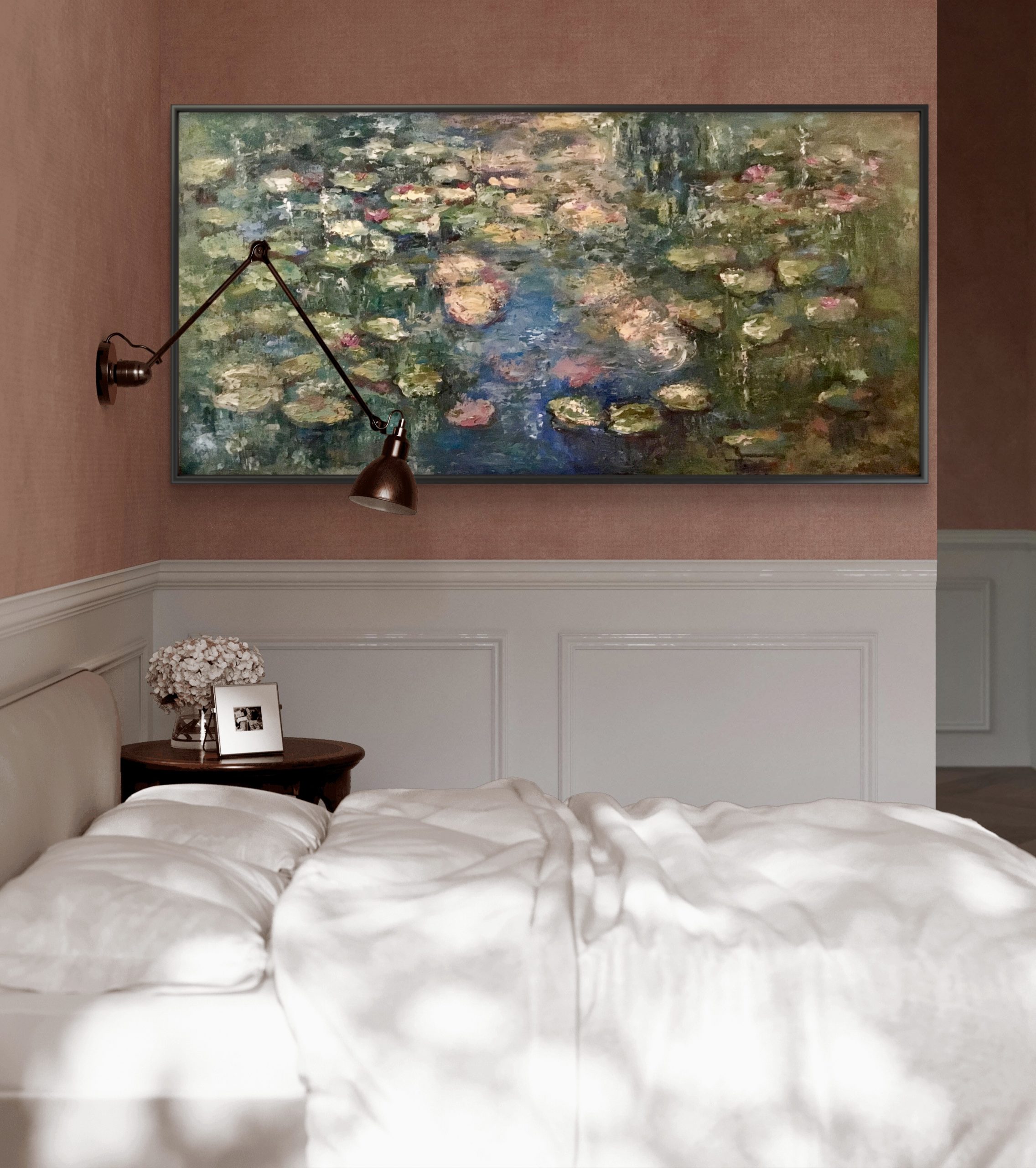 Water Field Original Oil Painting | 60 × 120 cm
