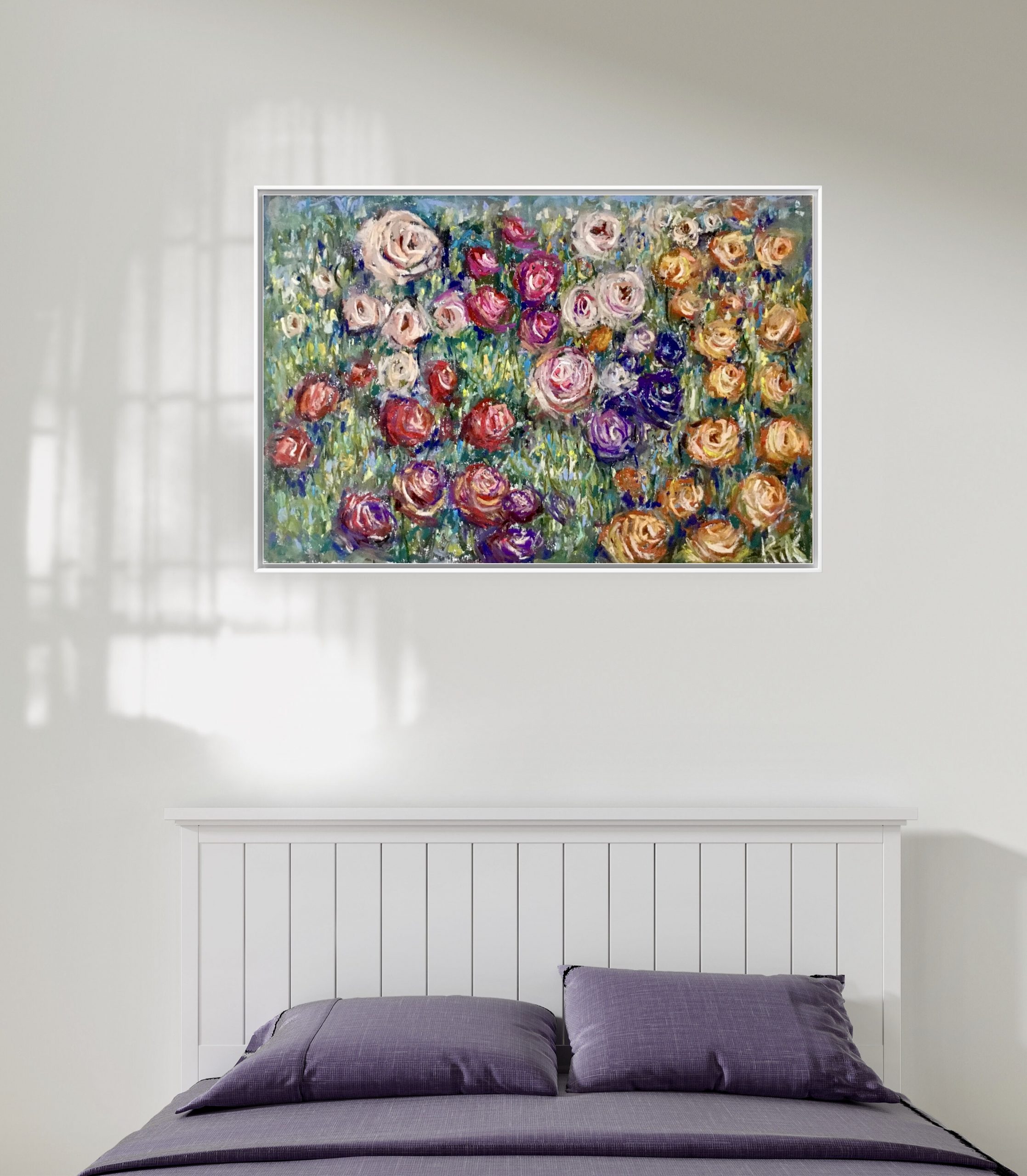 A Thousand Blossoms – Original Soft Pastel Floral Painting