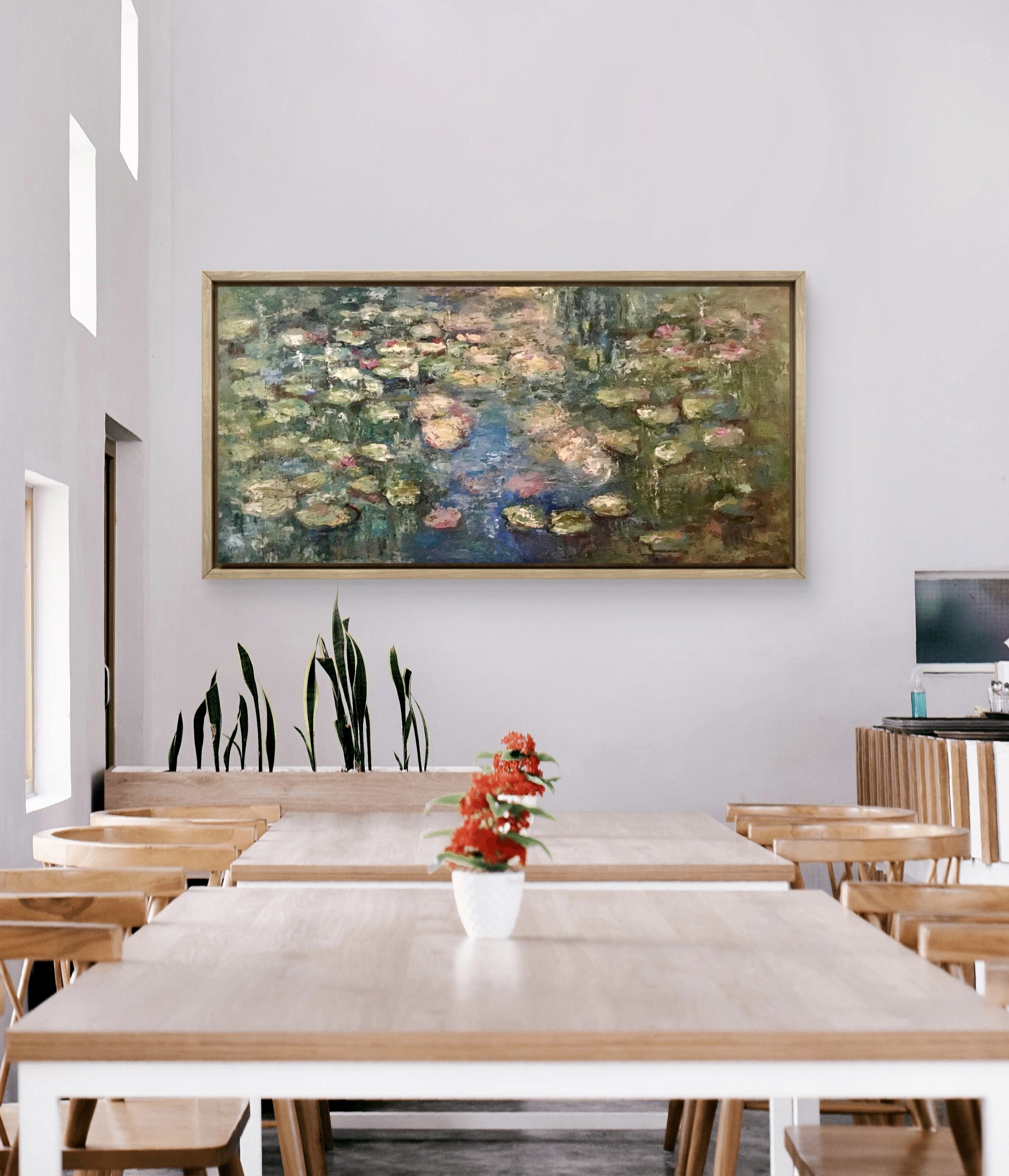 Water Field Original Oil Painting | 60 × 120 cm