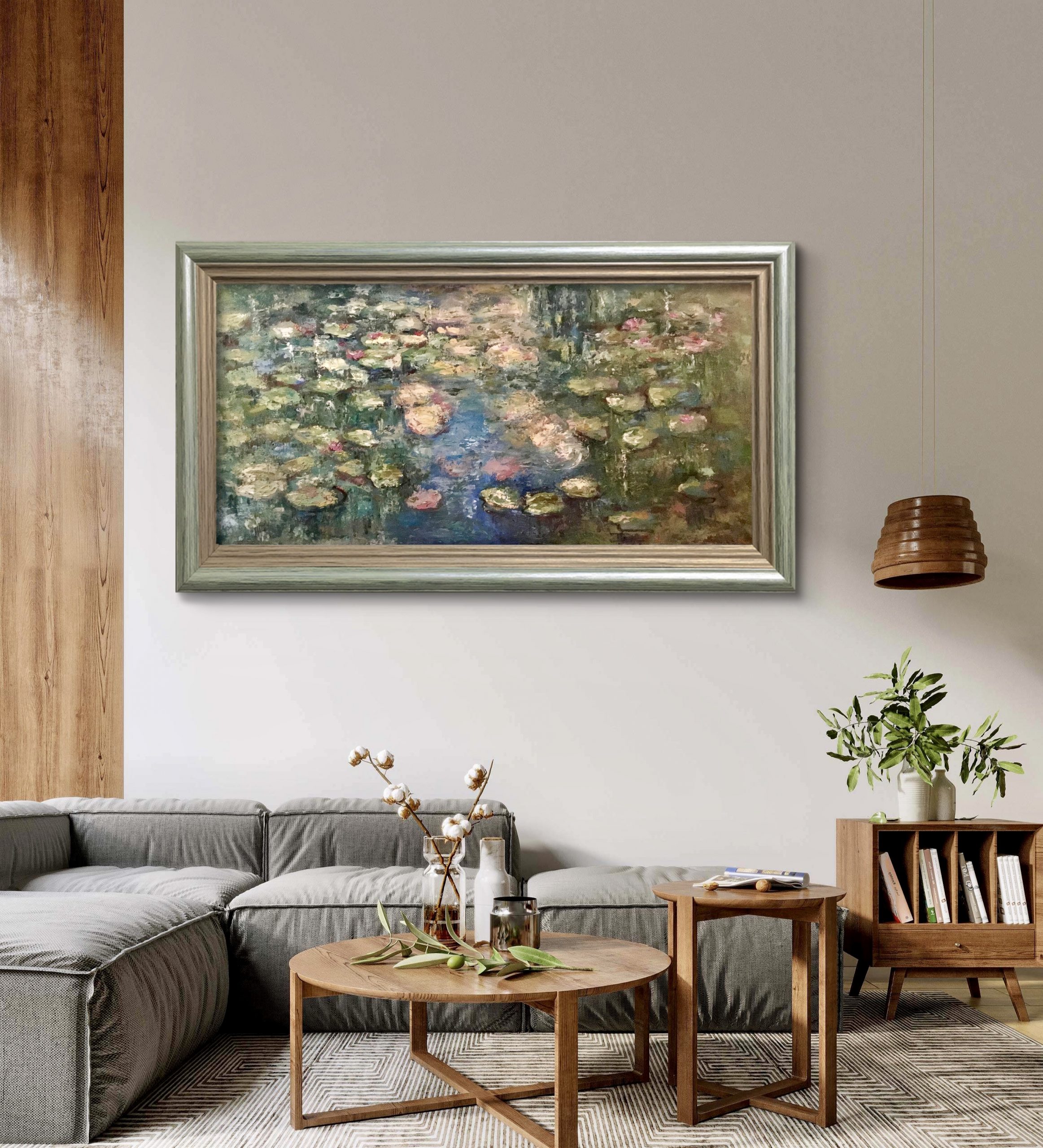 Water Field Original Oil Painting | 60 × 120 cm