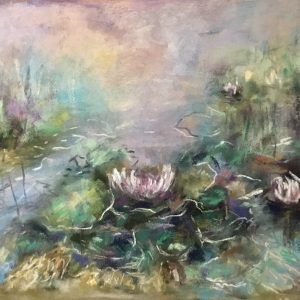 Tender waters original soft pastel painting