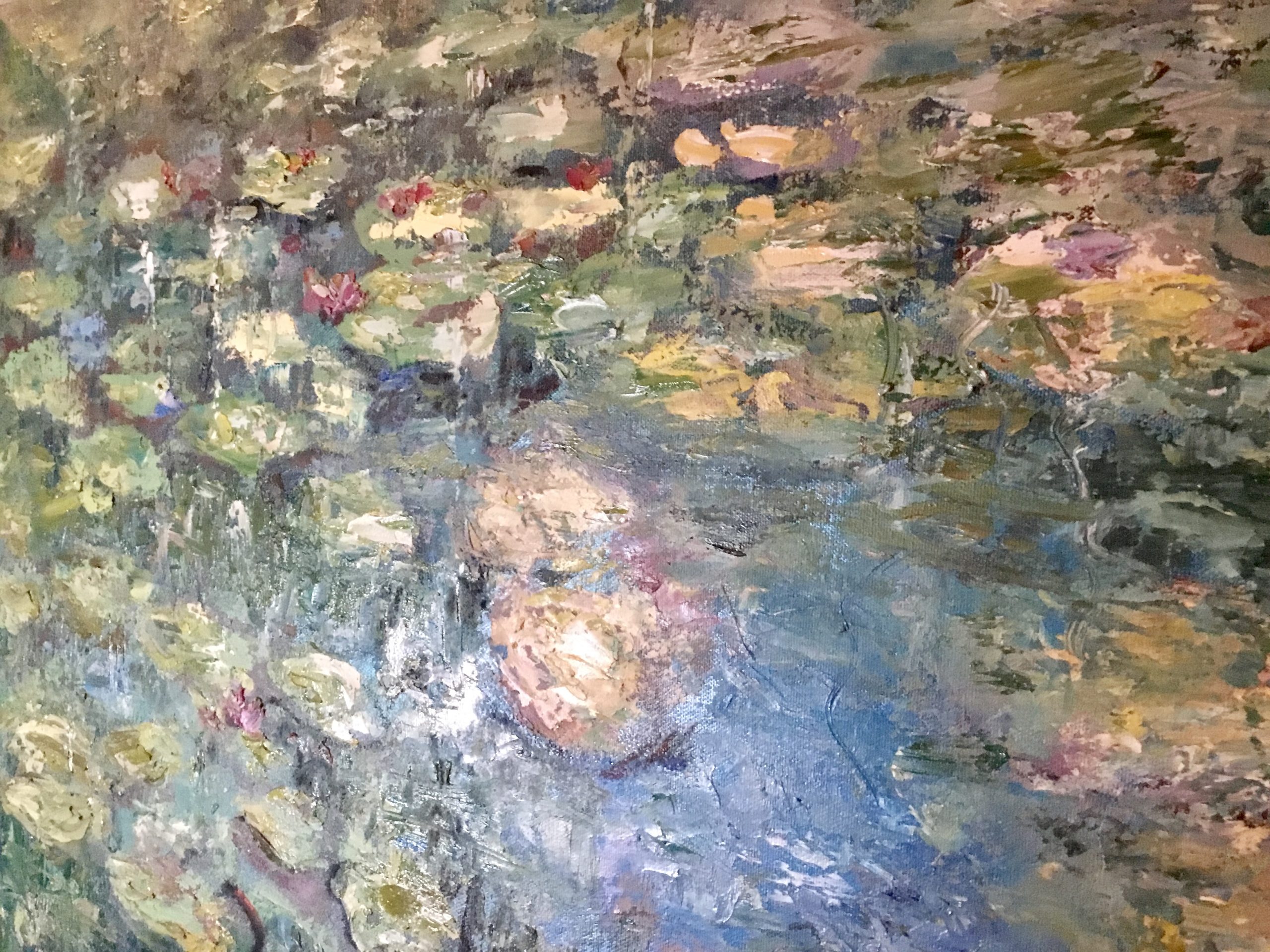 Water Field Original Oil Painting | 60 × 120 cm