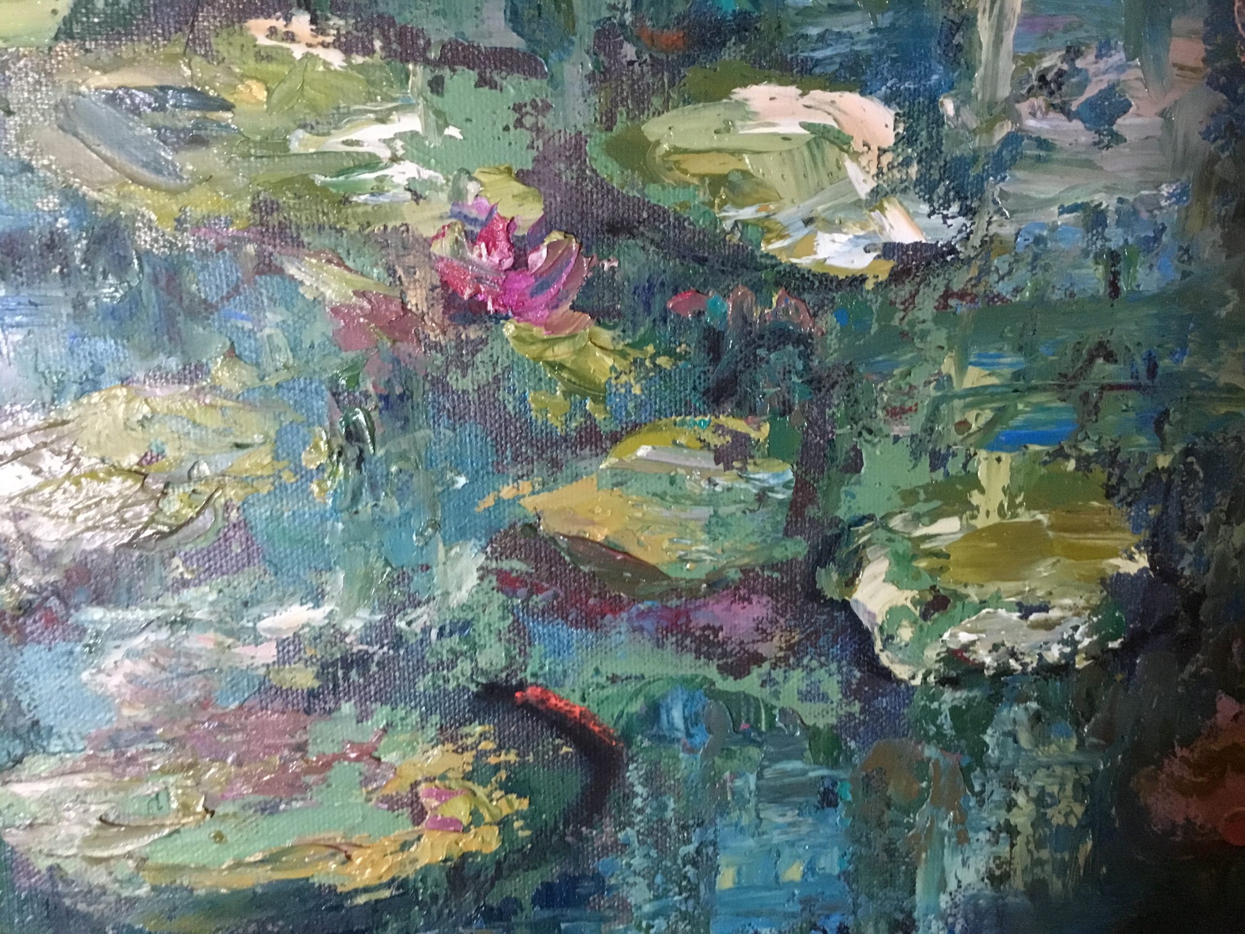 Water Field Original Oil Painting | 60 × 120 cm