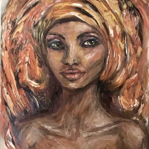 The Woman Who Reigns Original Oil Painting | 50 × 70 cm