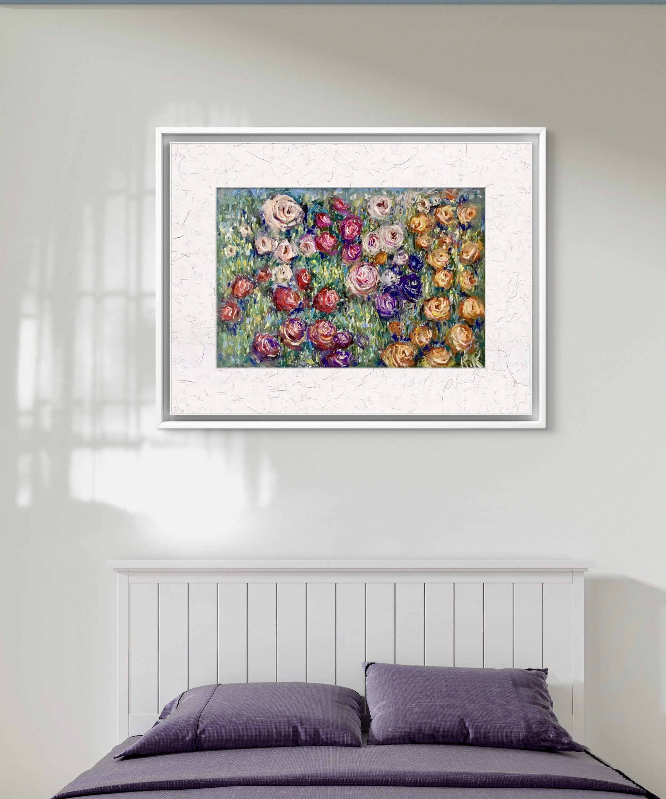 A Thousand Blossoms – Original Soft Pastel Floral Painting