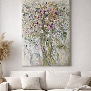 Large Impasto Floral Painting