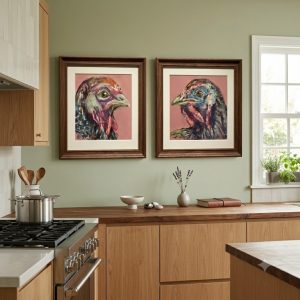 Pastel Turkey Portraits – Set of 2 Original Bird Paintings, Pink Farmhouse Wall Art, Expressive Turkey Artwork, 25×35 cm Unframed Pastel Turkey Portraits – Set of 2 Original Bird Paintings, Pink Farmhouse Wall Art, Expressive Turkey Artwork, 25x35 cm Unframed