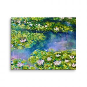 Waterlillies pond print from original painting