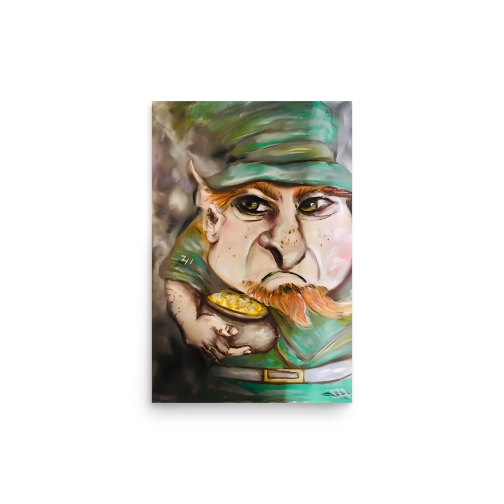Grumpy leprechaun Poster - Image 5
