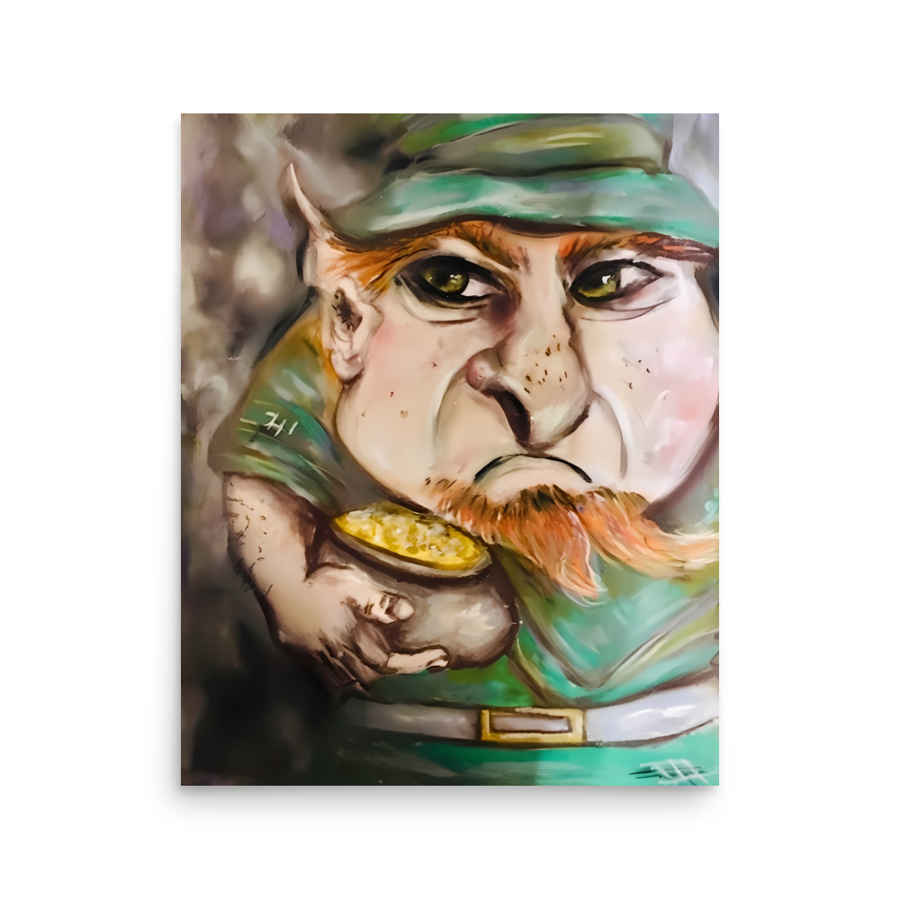 Grumpy leprechaun Poster - Image 6