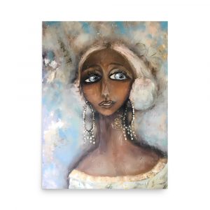 African woman poster