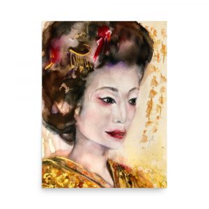 Geisha Poster from original artwork