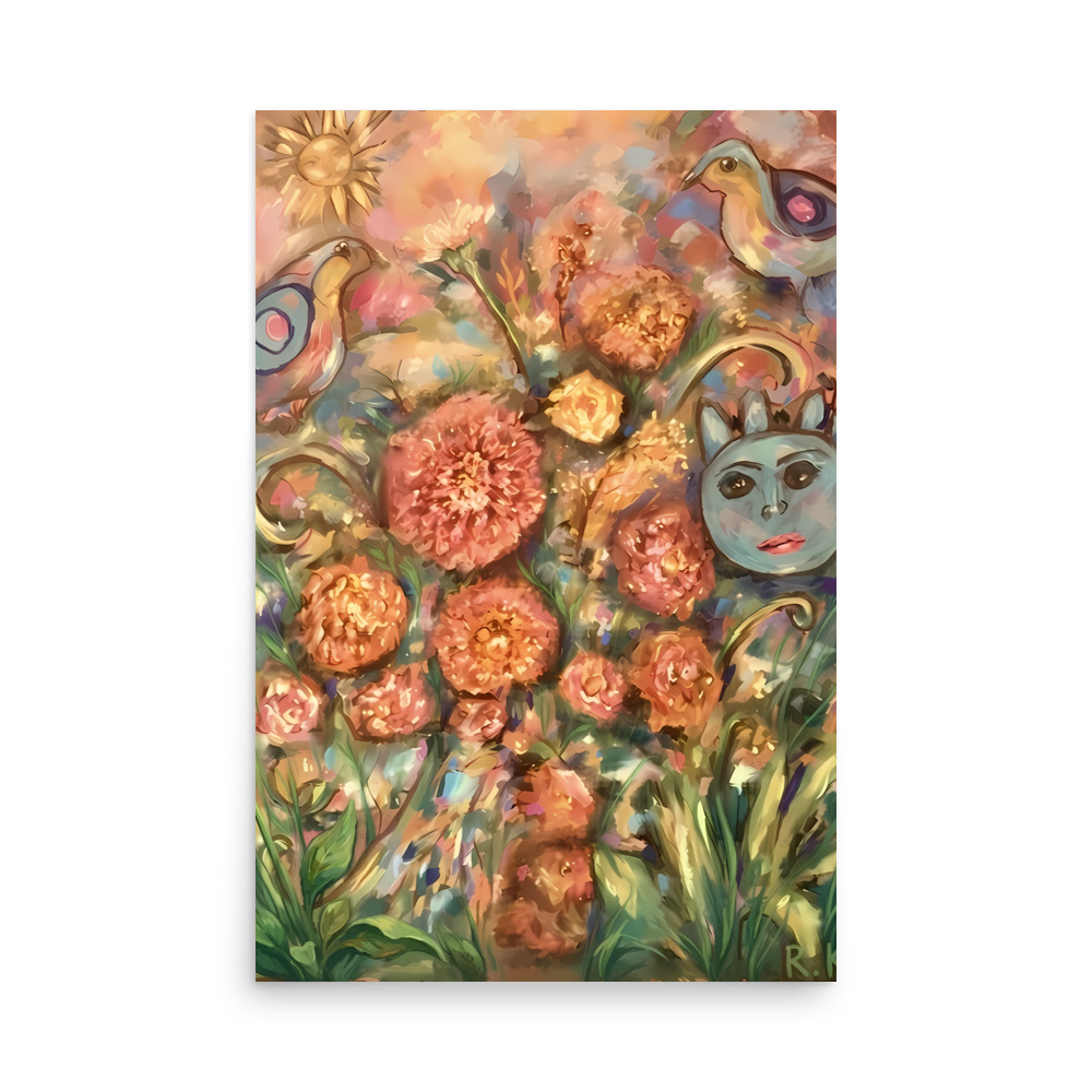 Floral fantasy Poster from original