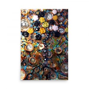 Poster from original stained glass art