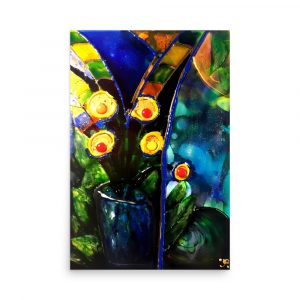 Floral radiance Poster