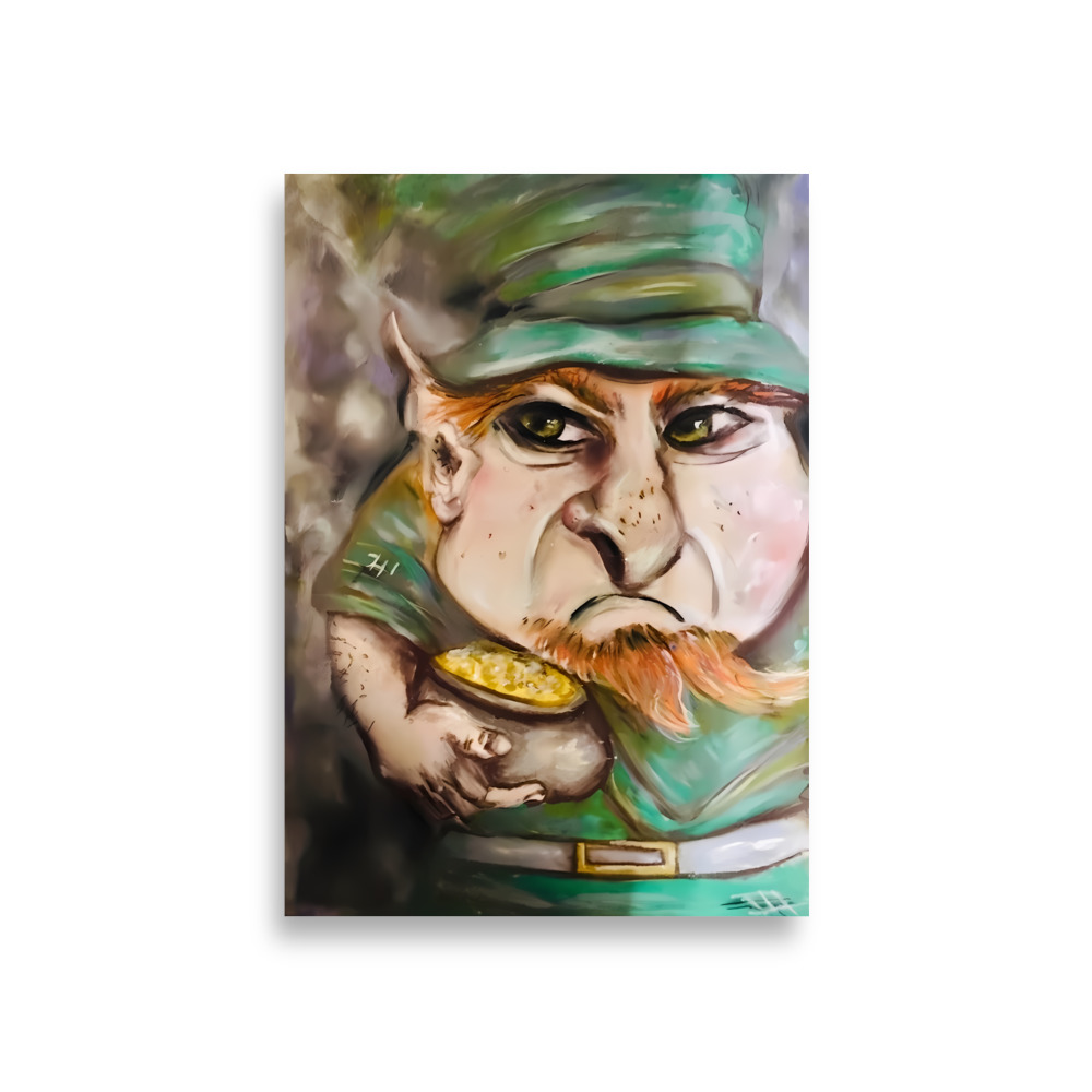 Grumpy leprechaun Poster - Image 2