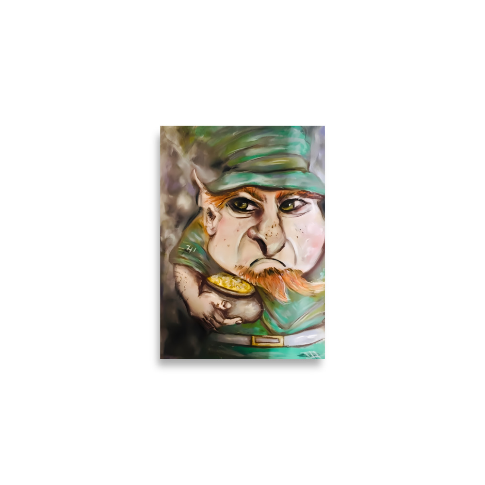 Grumpy leprechaun Poster - Image 3