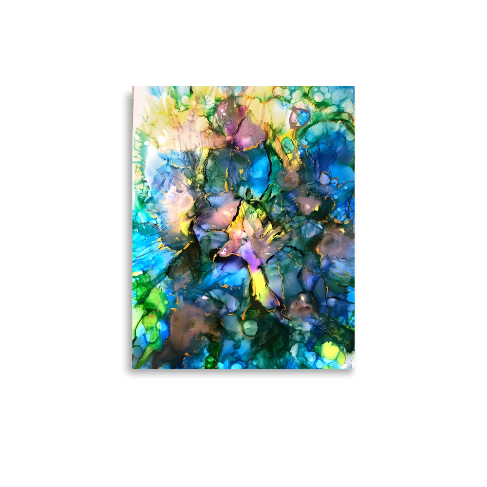 Abstract blue Poster - Image 5