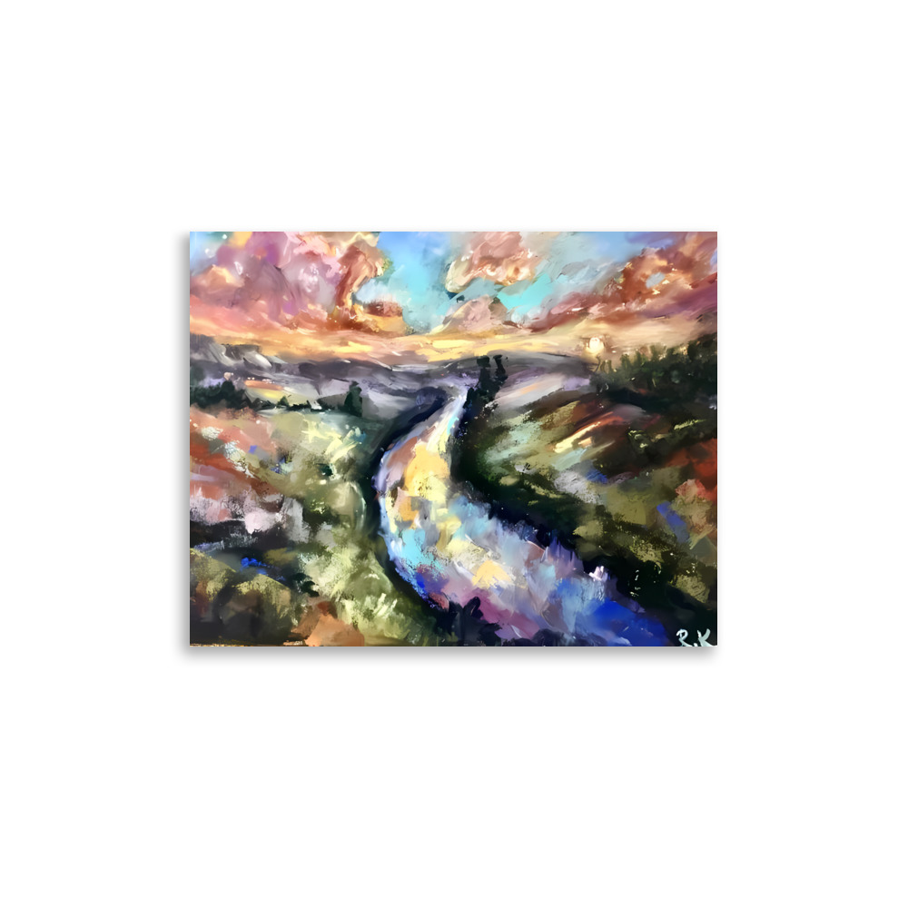 River landscape Poster - Image 4