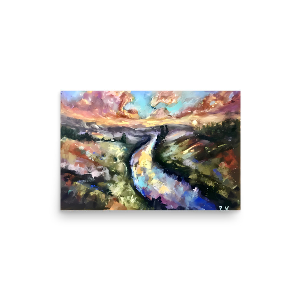 River landscape Poster - Image 5