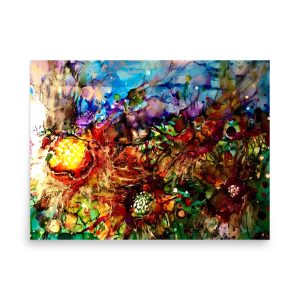 Vibrant flowers Poster