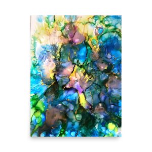 Abstract blue Poster