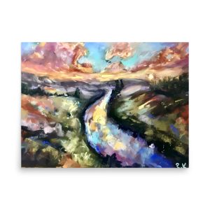 River landscape Poster