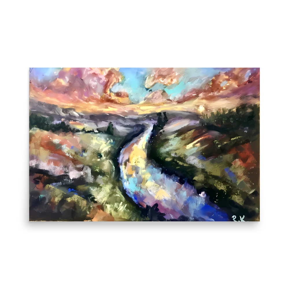 River landscape Poster - Image 9