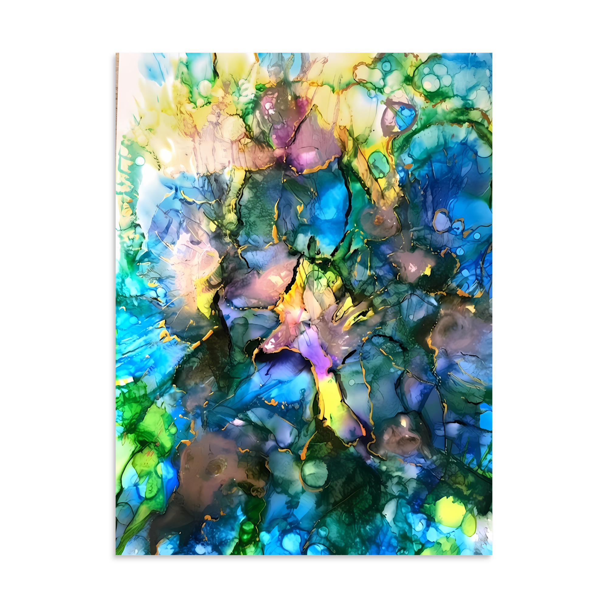 Abstract blue Poster - Image 9