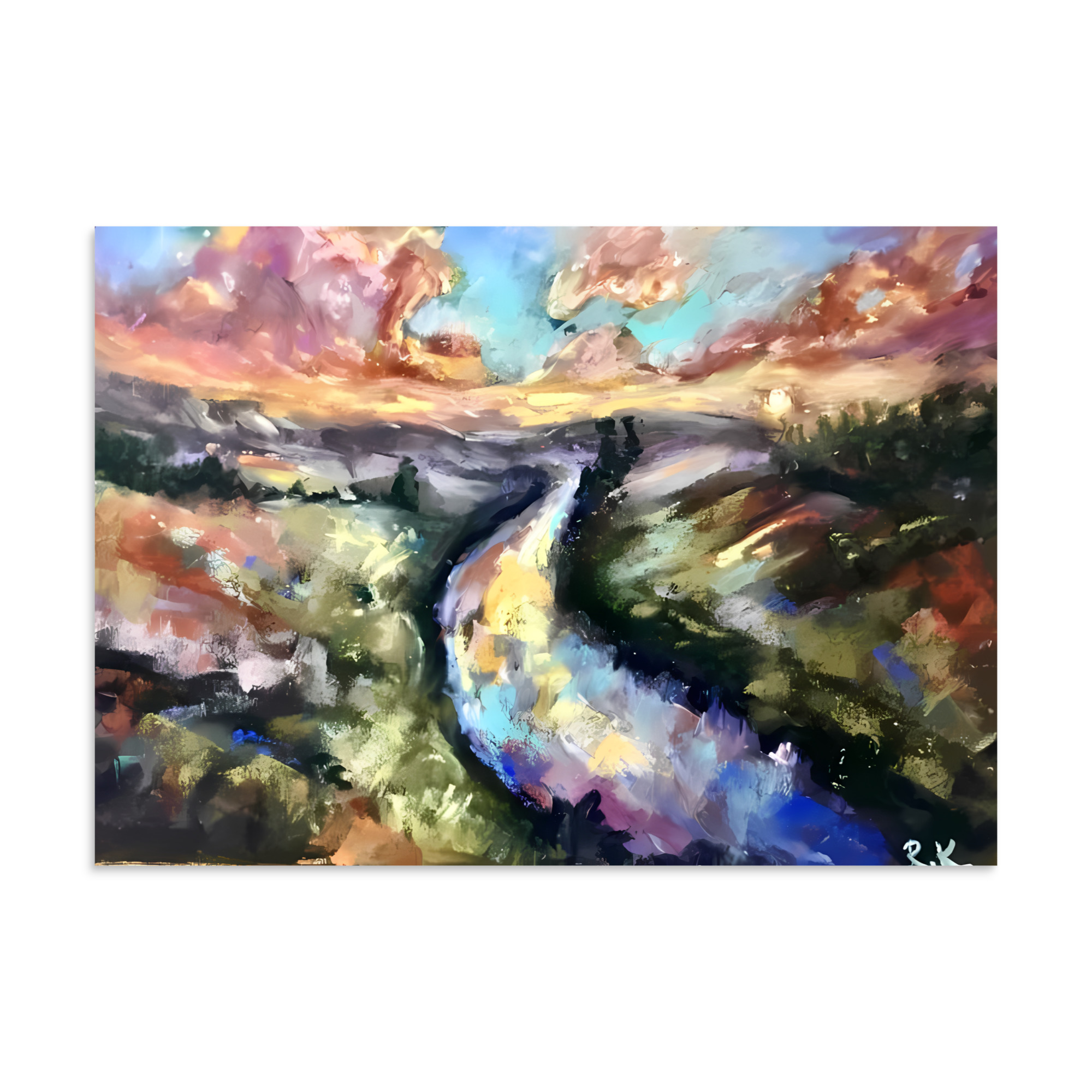 River landscape Poster - Image 2