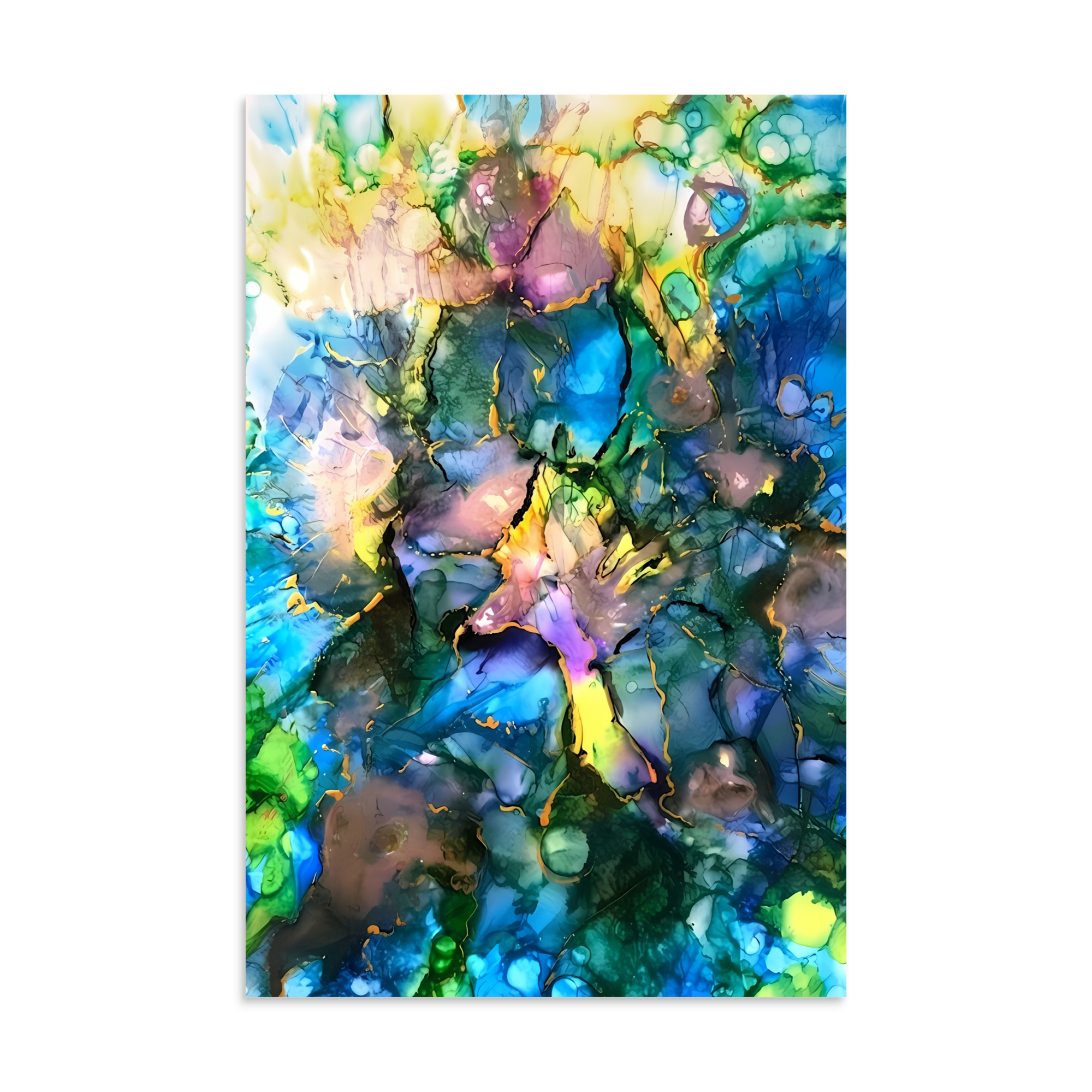 Abstract blue Poster - Image 10